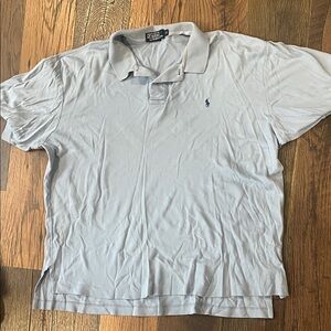 Polo by Ralph Lauren Pale Blue Short Sleeve Polo with Pony Logo